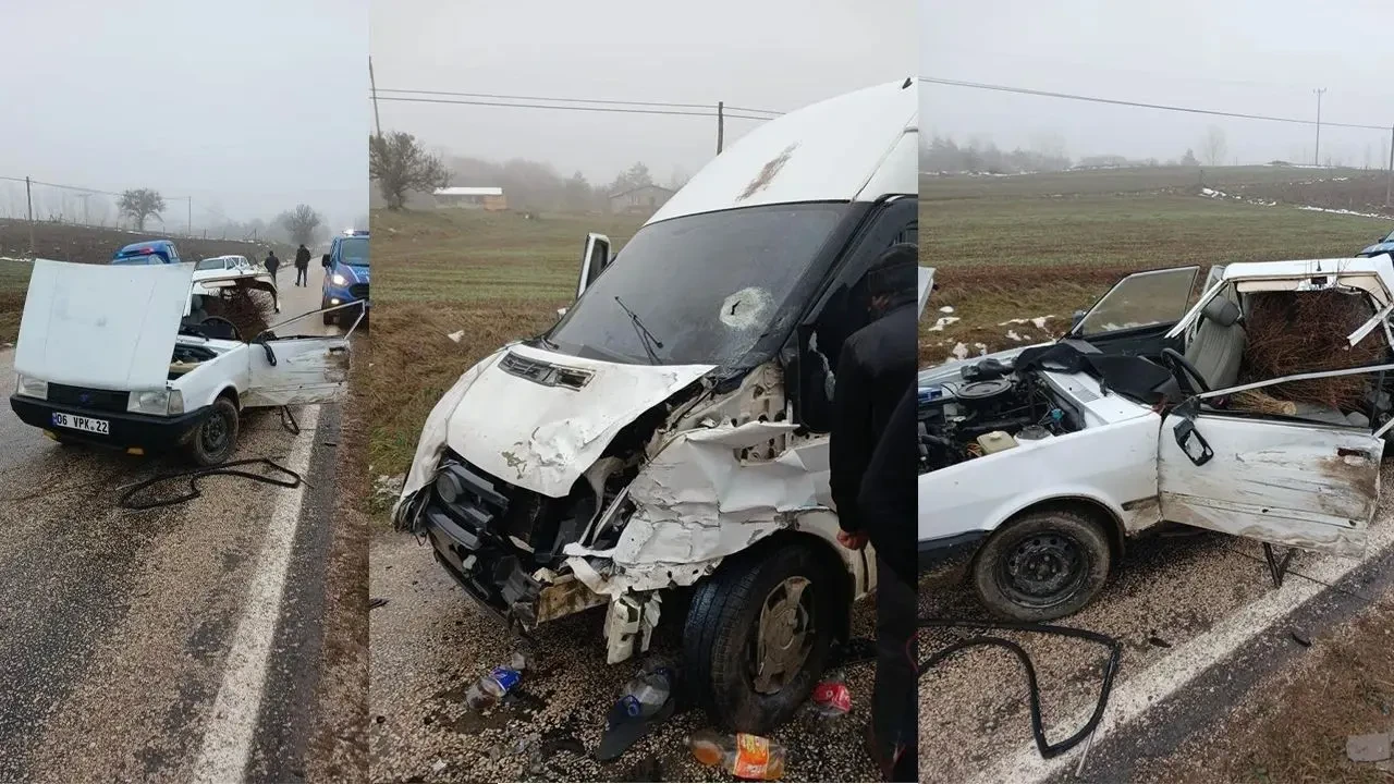 Kastamonu’da Korkunç Kaza! Tofaş İkiye Bölündü 1