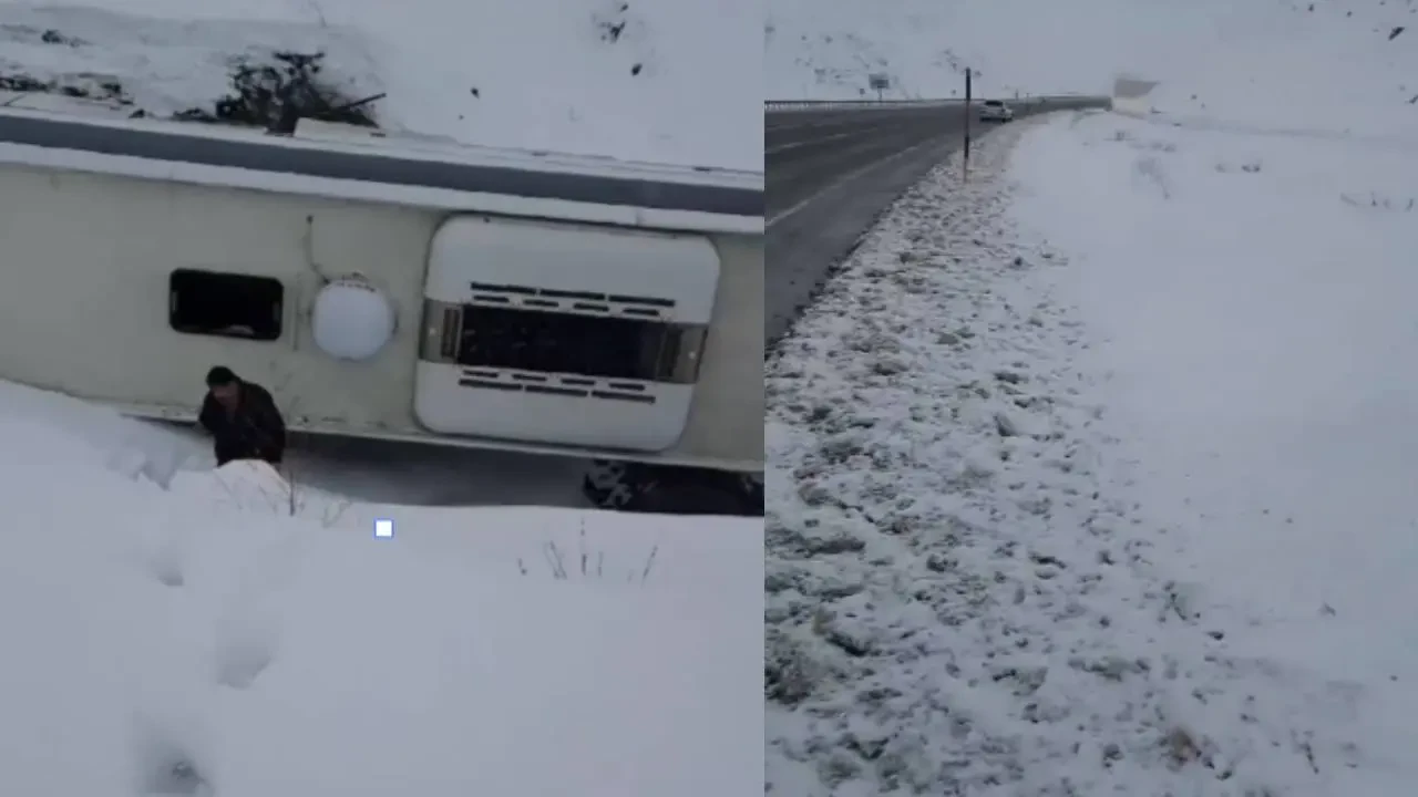 Erzincan'da yolcu otobüsü şarampole yuvarlandı: Çok sayıda ekip olay yerine sevk edildi 4