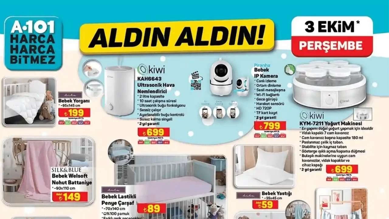 A101 3 Ekim 2024 Aktüel Ürünler Kataloğu! Kaçırılmayacak Fırsatlar