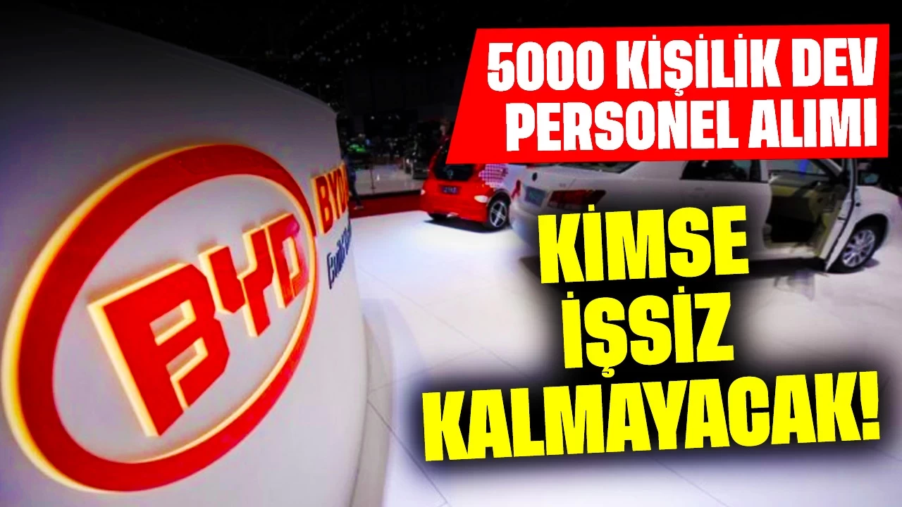 Kimse İşsiz Kalmayacak! 5000 Kişilik Dev Personel Alımı