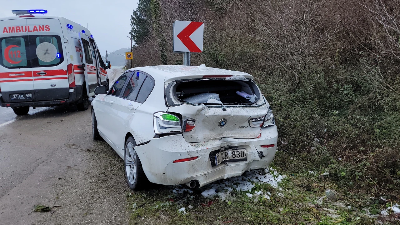 Kastamonu İnebolu'da feci kaza: 3 yaralı