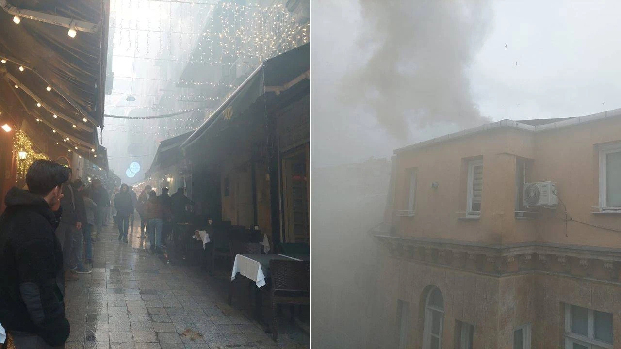 İstanbul Beyoğlu'nda korkutan yangın: Can kaybı yaşanmadı ancak maddi hasar büyük