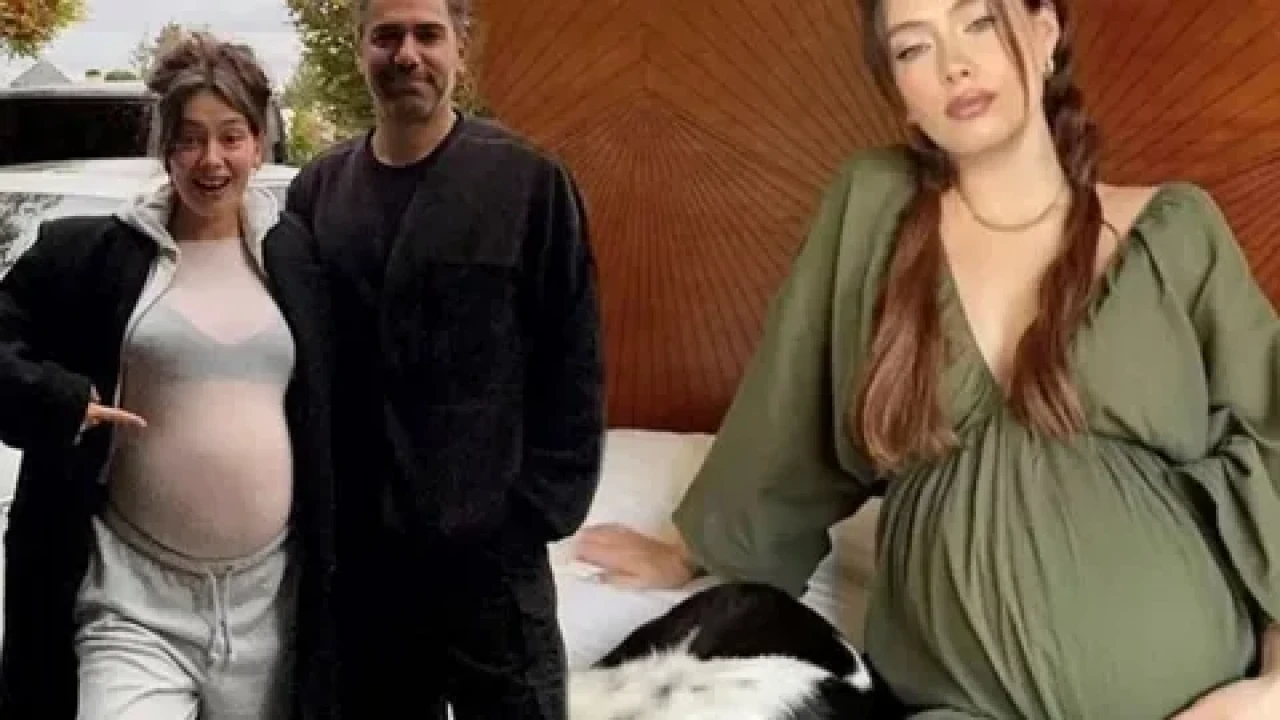 Kadir Doğulu ve Neslihan Atagül çifti, bebeklerini kucakladı