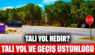 Tali Yol Nedir? Tali Yol ve Geçiş Üstünlüğü