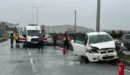 Tekirdağ'da zincirleme kaza: 3 araç çarpıştı, 2'si çocuk 6 kişi yaralandı