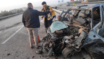 Konya’da buzlanma nedeniyle feci kaza: Bir ölü, bir yaralı