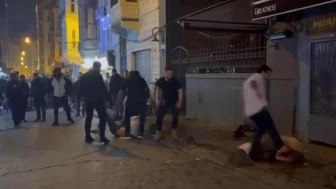 Taksim'de olaylı gece: Eğlence mekanı çıkışında saldırı