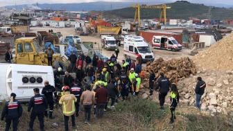 Bursa Gemlik'te feci kaza: İşçileri taşıyan servis otobüsü şarampole yuvarlandı