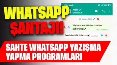 WhatsApp Şantajı! Sahte Whatsapp Yazışma Yapma Programları