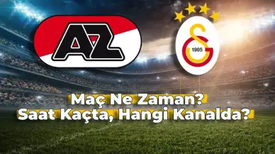 Galatasaray - Az Alkmaar Maçı Ne Zaman, Saat Kaçta? Hangi Kanalda?