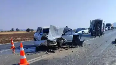 Gaziantep'te Çevre Yolunda Kaza! İki Araç Hurdaya Döndü, Yaralılar Var