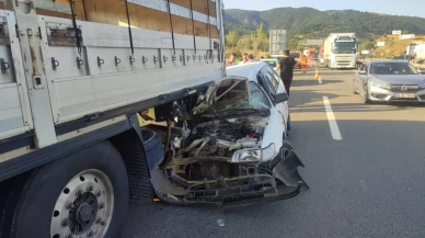 Bolu Yolunda Korkunç Kaza! 2 Yaralı