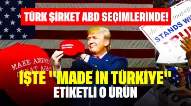 Türk Şirket ABD Seçimlerinde! İşte "Made in Türkiye" Etiketli O Ürün