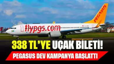 338 TL’ye Uçak Bileti! Pegasus Dev Kampanya Başlattı