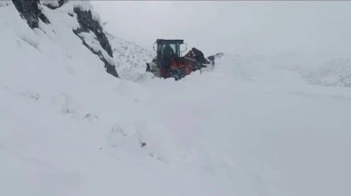 Şırnak'ta çığ düştü: Kabinde sıkışan operatör o anlarını kaydetti