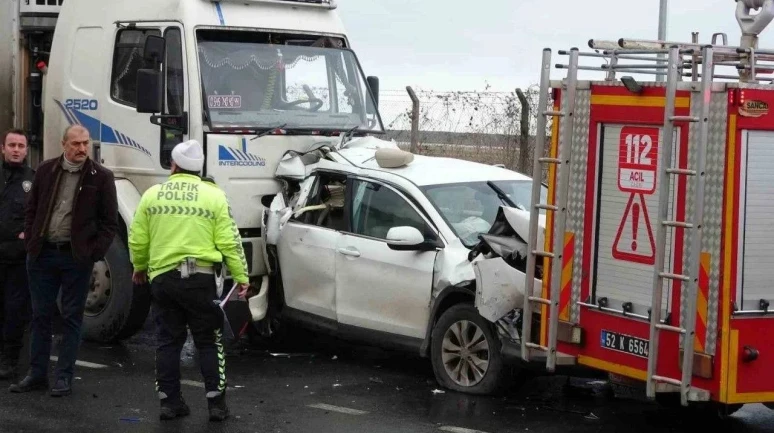 Ordu Gülyalı'da korkutan zincirleme kaza: 6 yaralı