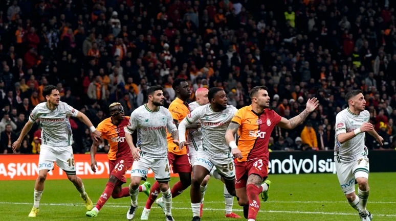 Galatasaray, Konyaspor'u 1-0 mağlup ederek 3 puanı hanesine yazdırdı