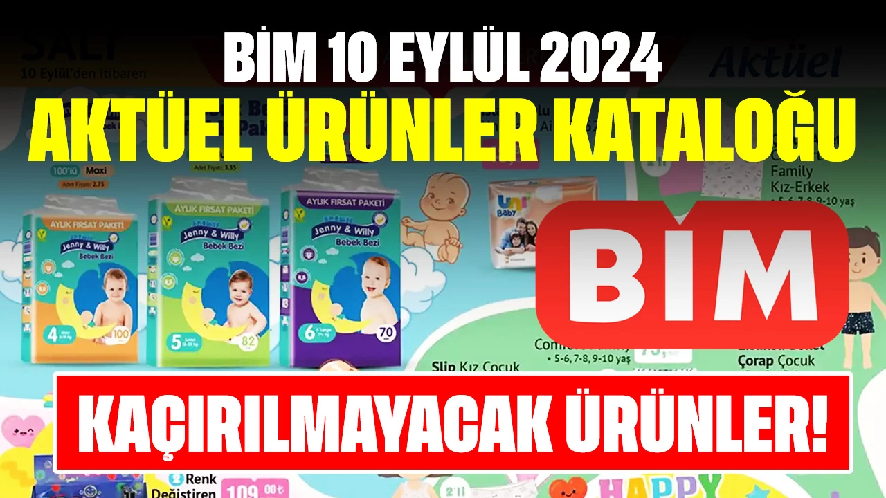 Kaçırılmayacak Ürünler! BİM 10 Eylül 2024 Aktüel Ürünler Kataloğu