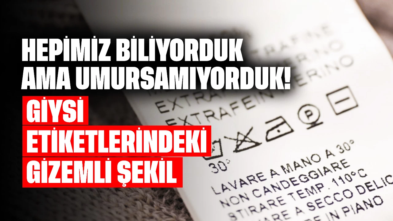 Hepimiz Biliyorduk Ama Umursamıyorduk! Giysilerin Etiketinde Bulunan Gizemli Şeklin Anlamı